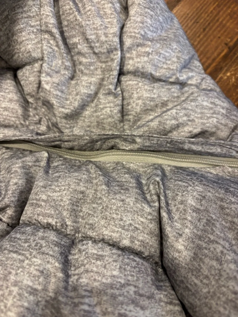 GAP | Heather Gray Quilted Puffer Jacket